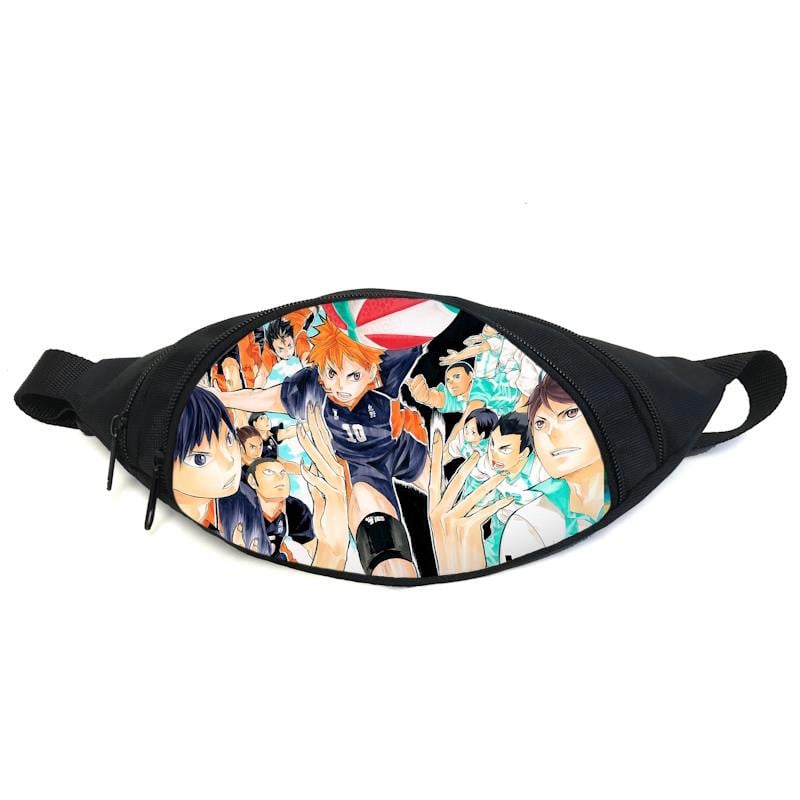 Поясная сумка-бананка Haikyuu GB H 08 Черный (2127522826) Поясная сумка-бананка Haikyuu GB H 08 Черный (2127522826)
