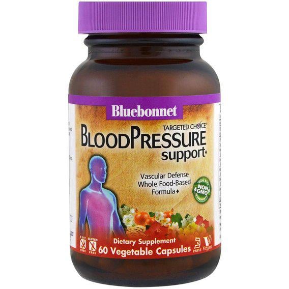 Комплекс для профілактики тиску та кровообігу Bluebonnet Nutrition Blood Pressure Support 60 Veg Caps (BLB2008)