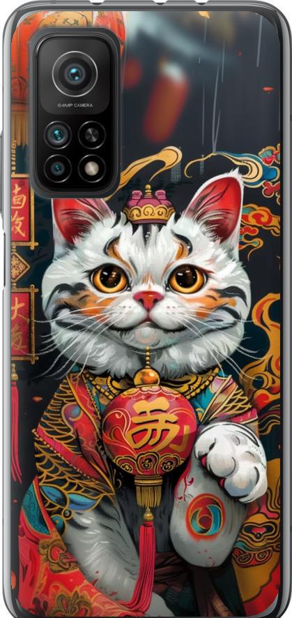 Чехол на Xiaomi Mi 10T China Cat v2 (6135u-2096-42517) Чехол на Xiaomi Mi 10T China Cat v2 (6135u-2096-42517)