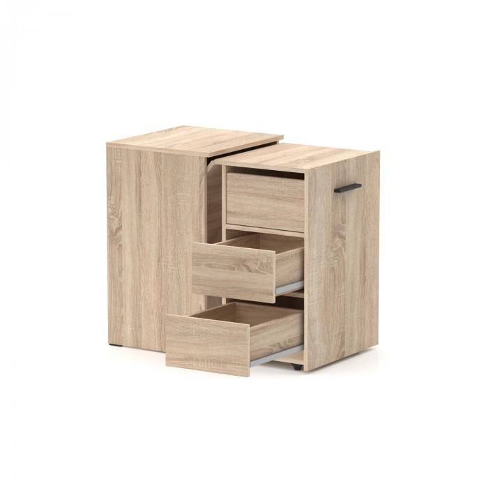 Стол-трансформер Knap Hobana Box 3 World 140х50х75 см Дуб сонома (S201030103) - фото 2 Стол-трансформер Knap Hobana Box 3 World 140х50х75 см Дуб сонома (S201030103) - фото 2