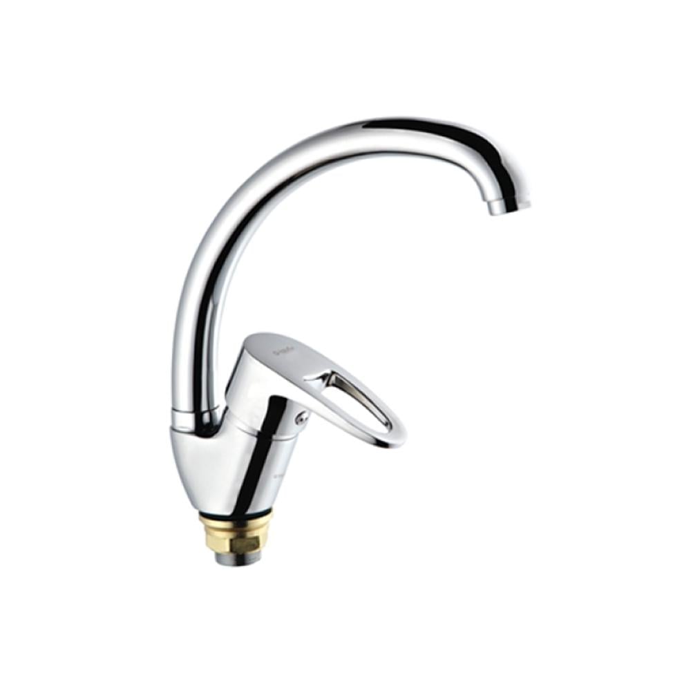 Смеситель для кухни Zegor YUB4-А180 с боковой ручкой на гайке (114988)