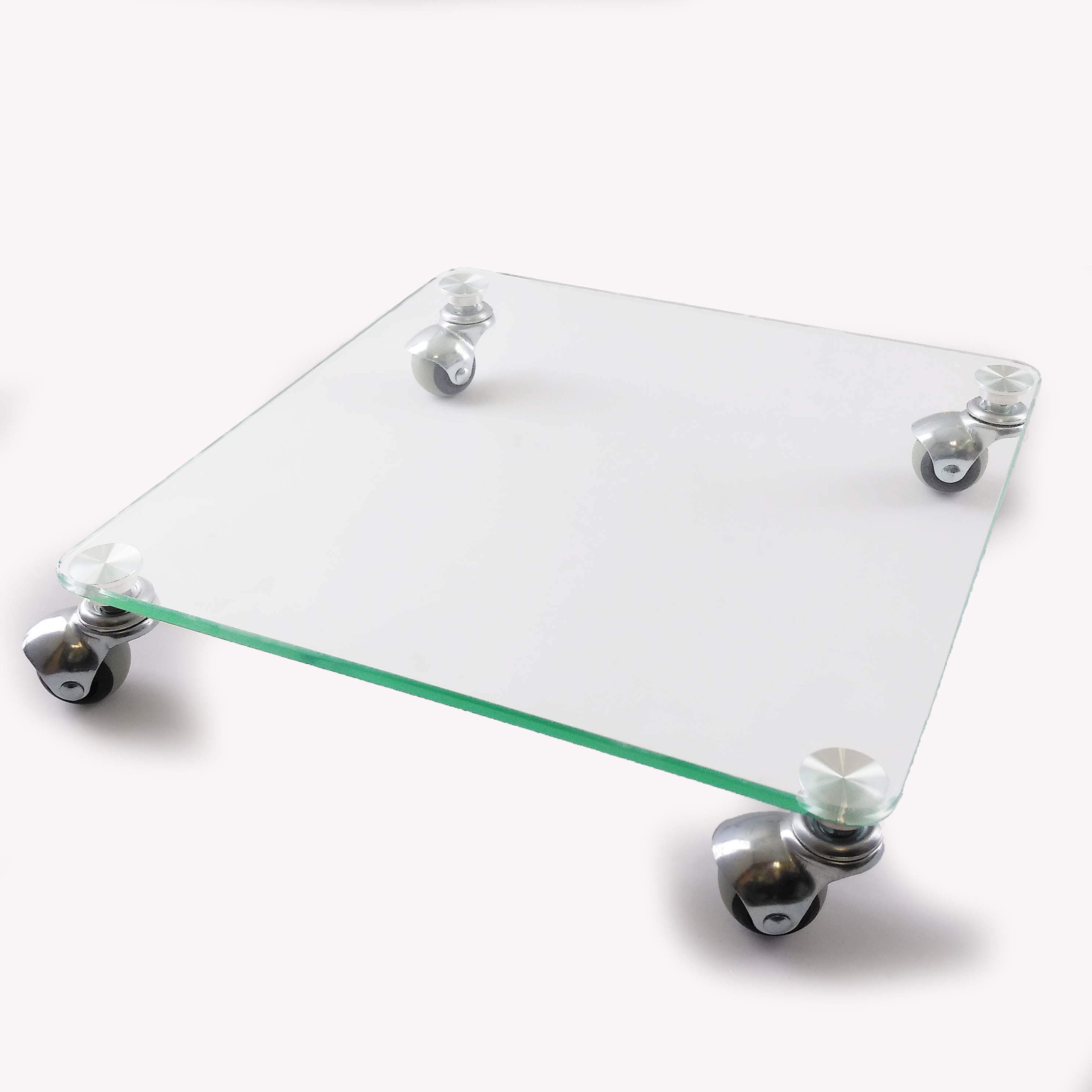 Підставка для квітів Commus ULTRA VI Kv35 c8-10rez скляна на прогумованих коліщатках 35х35 (230000041) - фото 3 Підставка для квітів Commus ULTRA VI Kv35 c8-10rez скляна на прогумованих коліщатках 35х35 (230000041) - фото 3