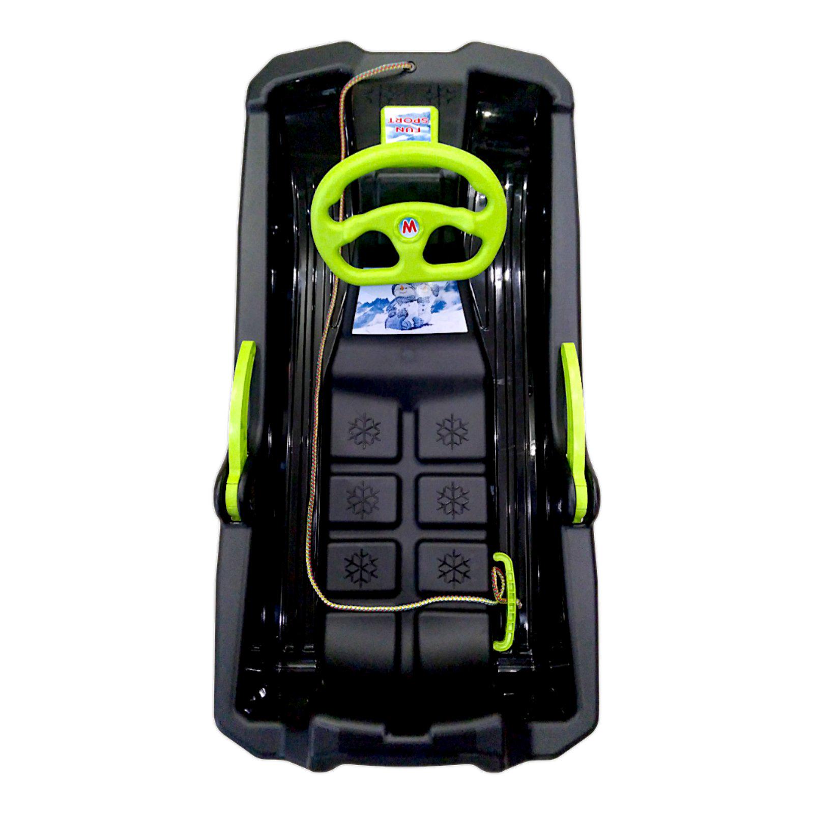 Санки з кермом Marmat Niko Чорний (15927) - фото 4 Санки з кермом Marmat Niko Чорний (15927) - фото 4