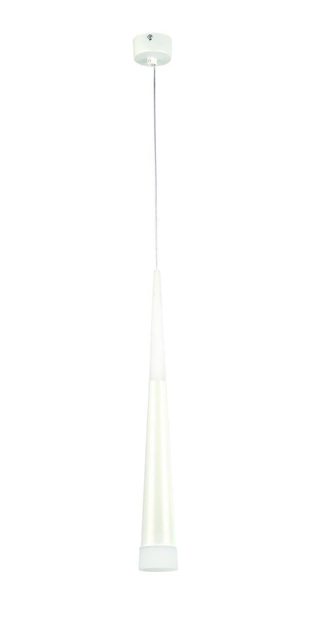 Подвесной светильник лофт белый светодиодный с конусным плафоном LED Levistella 903021W LED 5W 4000K