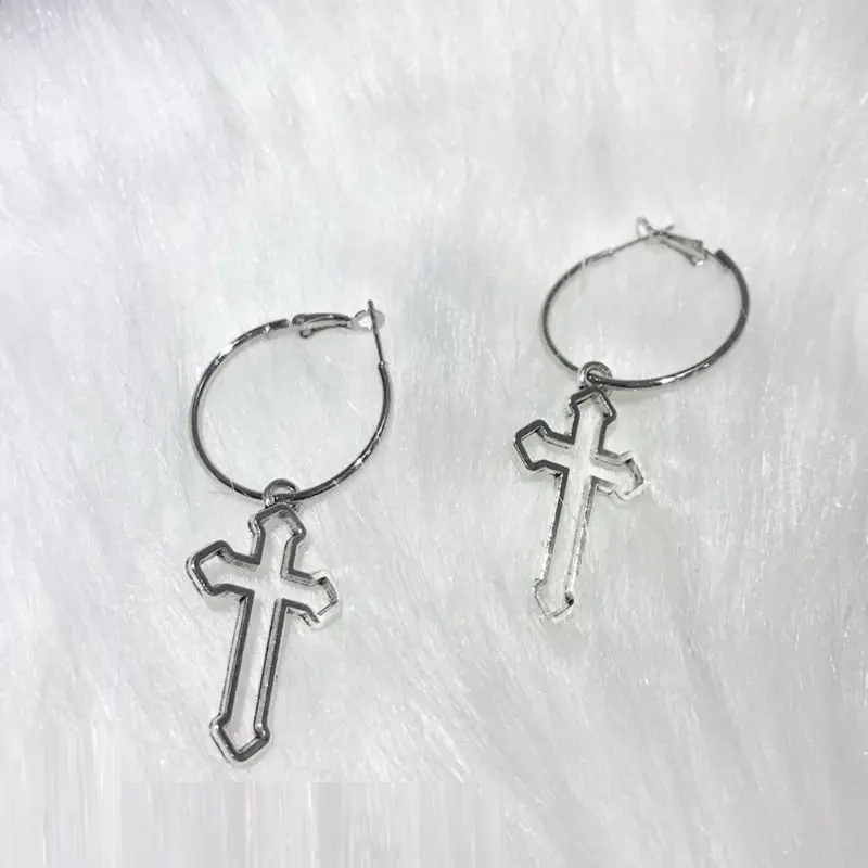 Сережки хрести хрестики хрест у стилі Харадзюку Spikes (1354165884)