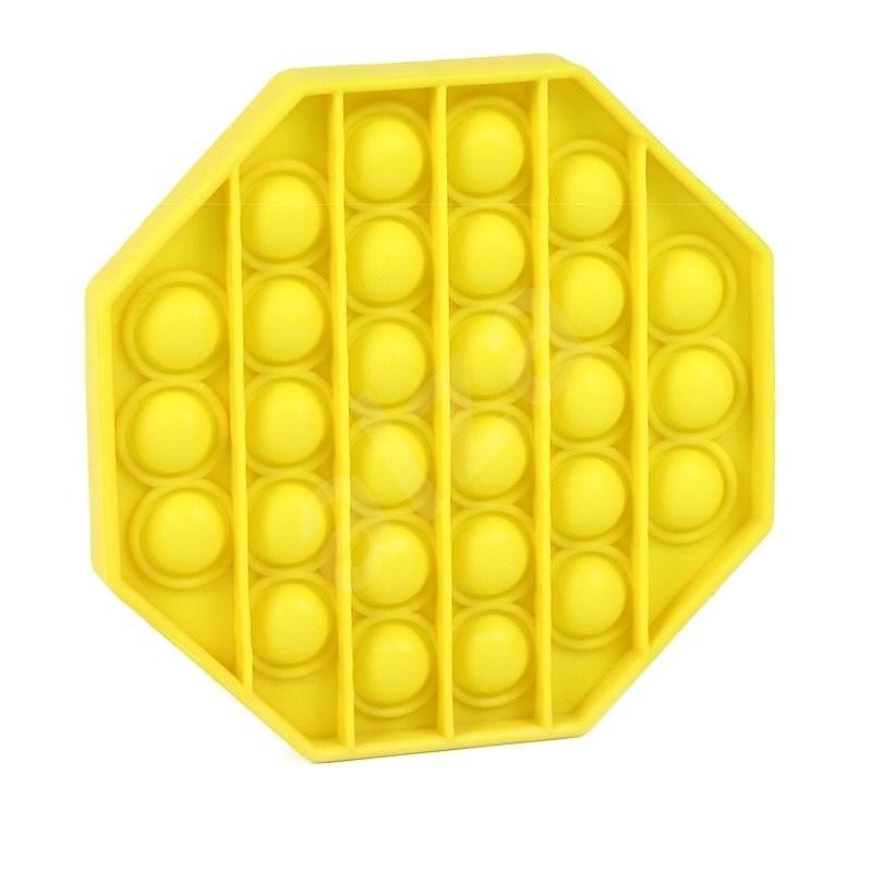 Іграшка антистрес Sibelly Pop It Mono Octagon Yellow - фото 1