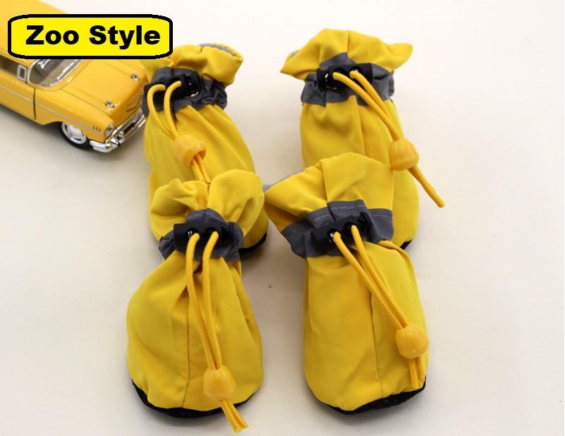 Бахилы для собак весенние р. 4 Желтый (1T0513) - фото 3