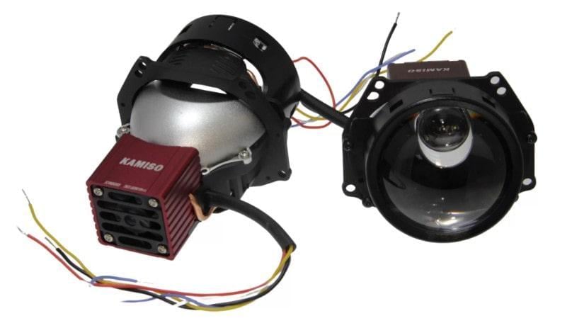 Линзы автомобильные светодиодные Kamiso Aozoom DLPD-07-02 Bi-LED LASER 5500K 72/55W