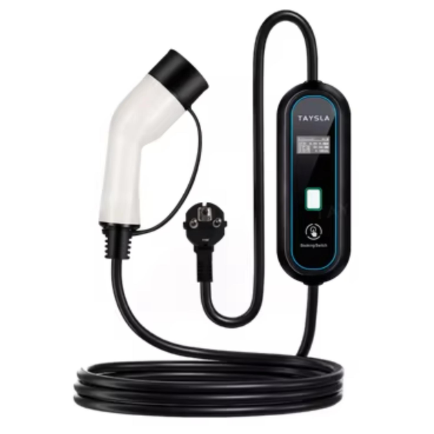 Зарядное устройство для Taysla для электромобилей Type 2 IEC 62196-2 16A 3,5 кВт 1-фазное