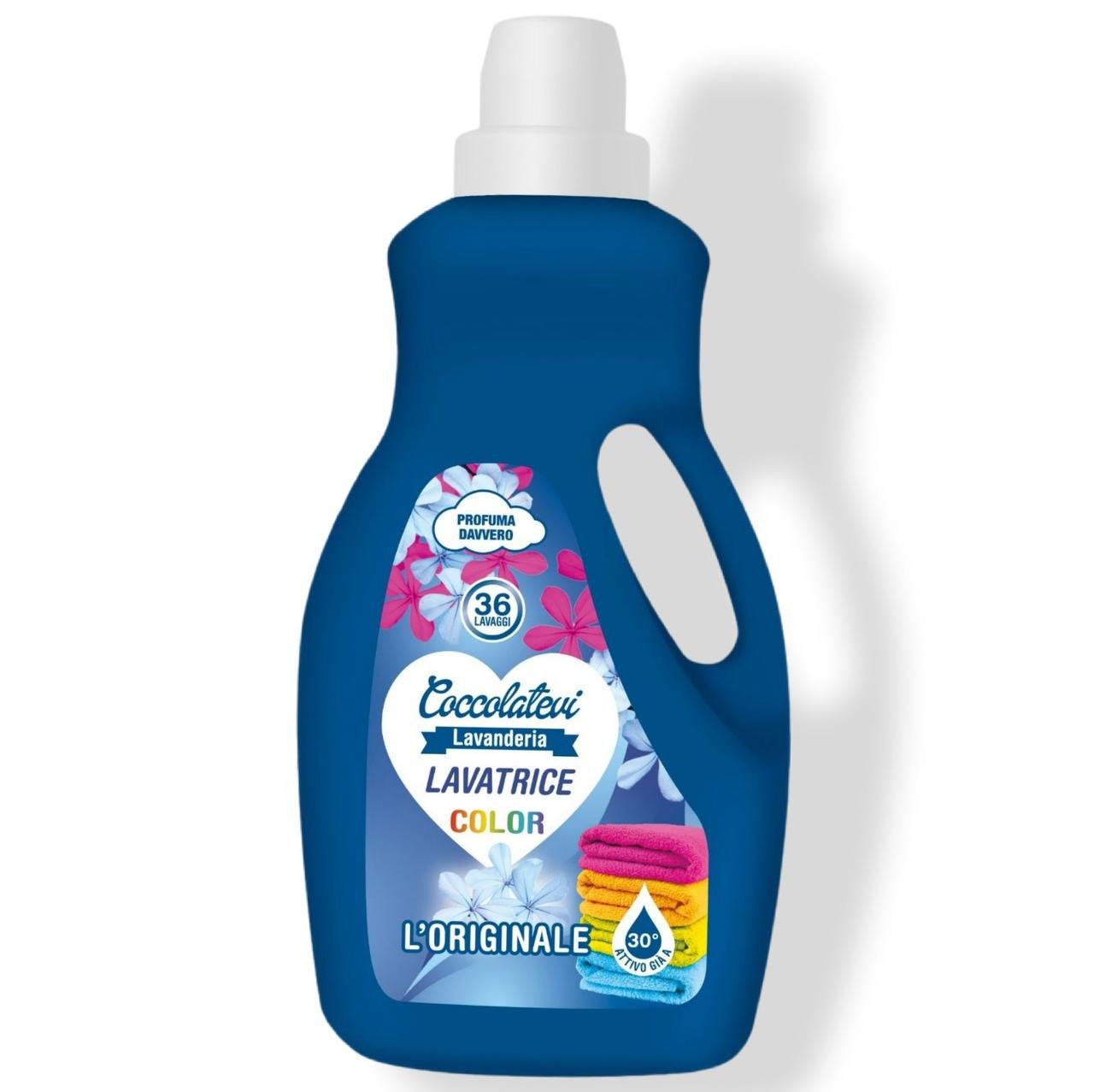 Гель для прання Coccolatevi Color для кольорових речей 1800 мл 36 прань