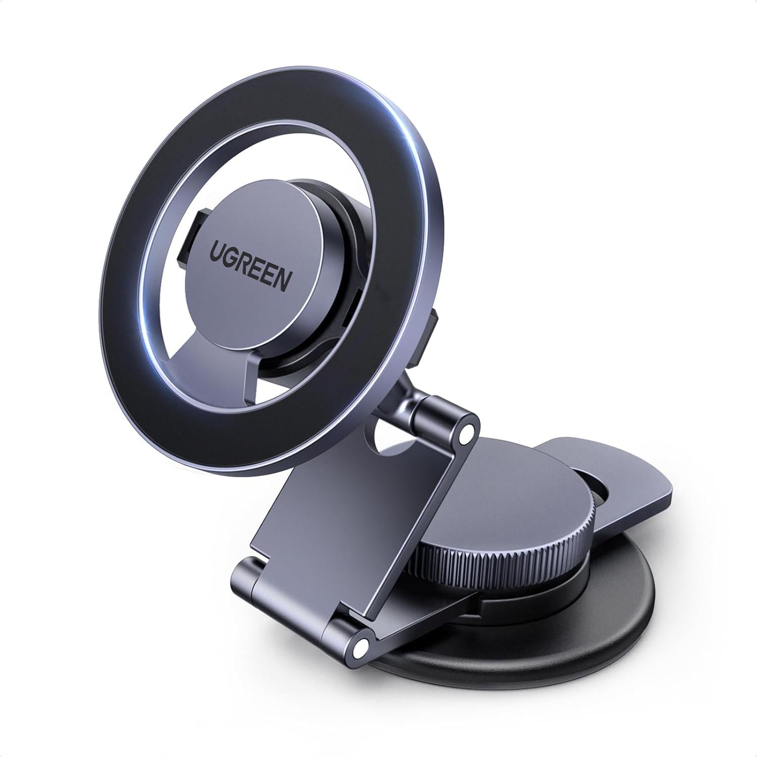 Держатель для телефонов в машину магнитный UGREEN LP865 для MagSafe 22 Н регулировка 360° Серый (45577)