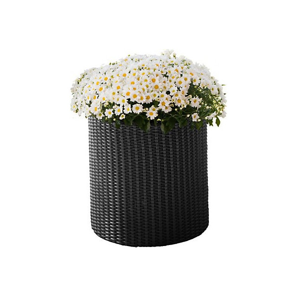 Горшок Keter S Cylinder Planter Серый (17197934902_S)