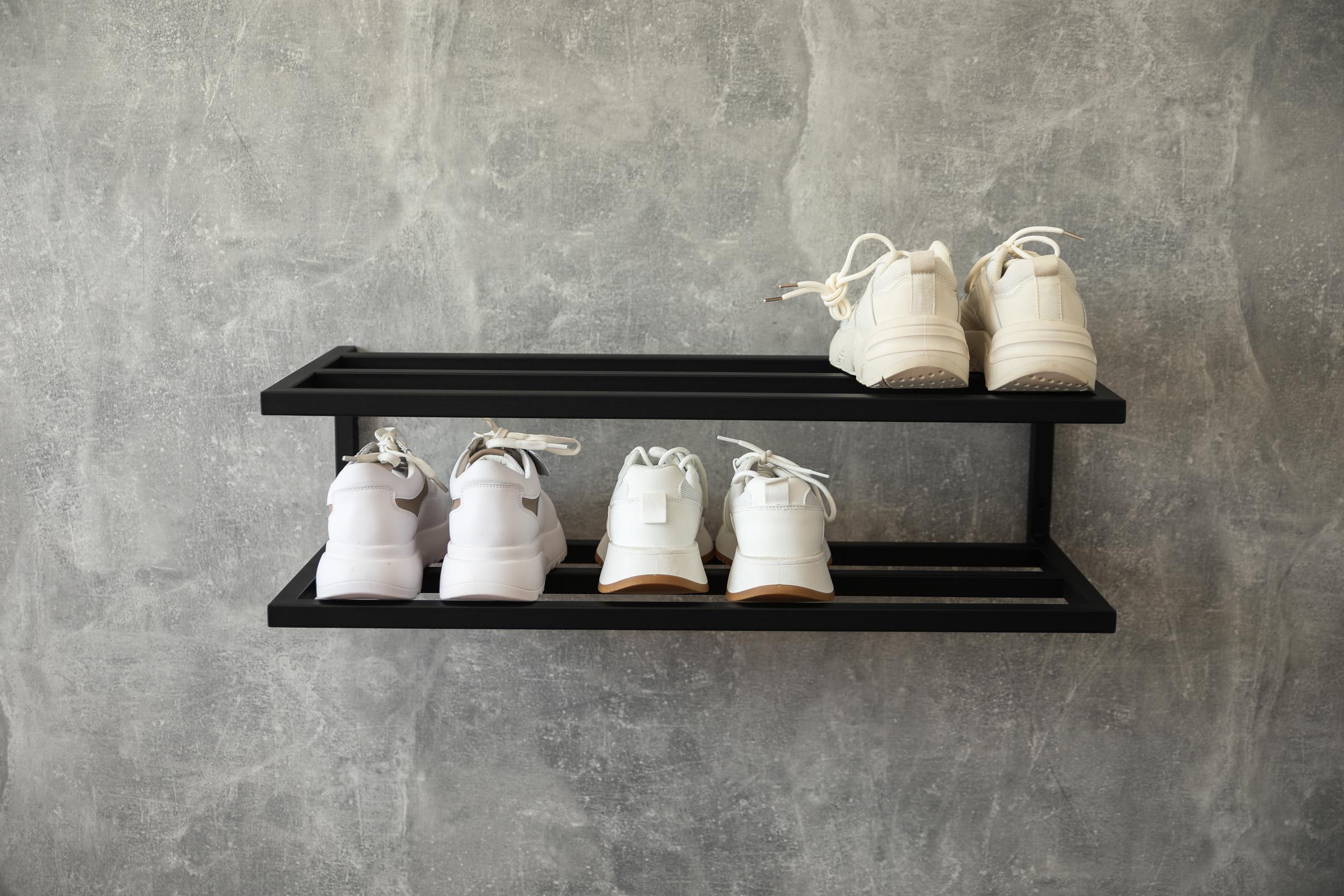 Полка для обуви Sharm двухэтажная из металла в стиле лофт 70х30х20 см (ML-18.4.) - фото 8 Полка для обуви Sharm двухэтажная из металла в стиле лофт 70х30х20 см (ML-18.4.) - фото 8