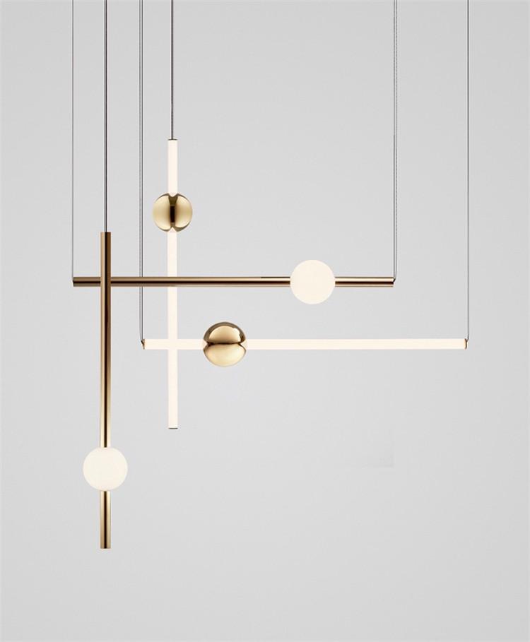 Подвес Elements LED 4P 60х60 White/Gold (2951-SHL)