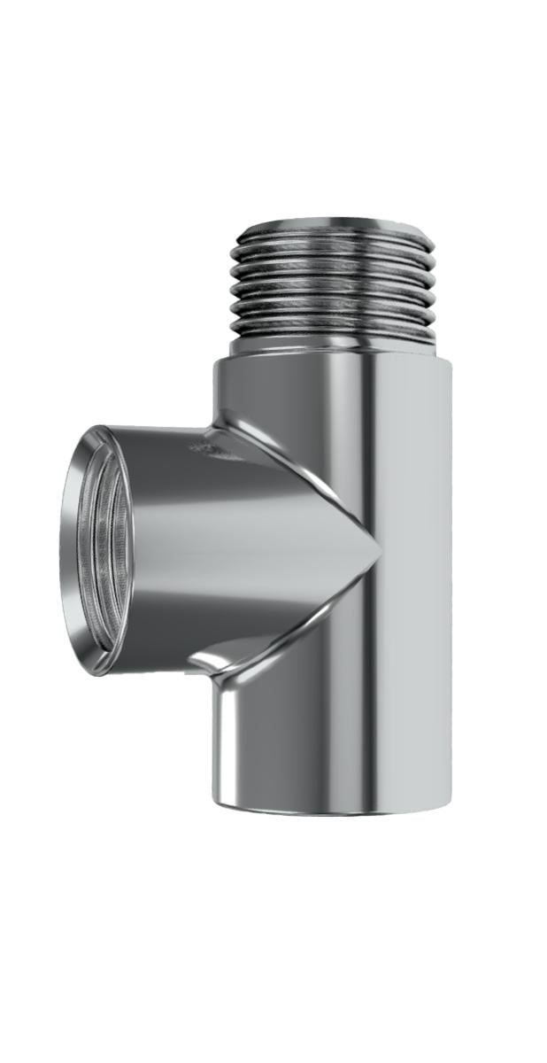 Тройник NAVIN для подключения ТЭНа 1/2" Хром (H25-029430-8202) - фото 2