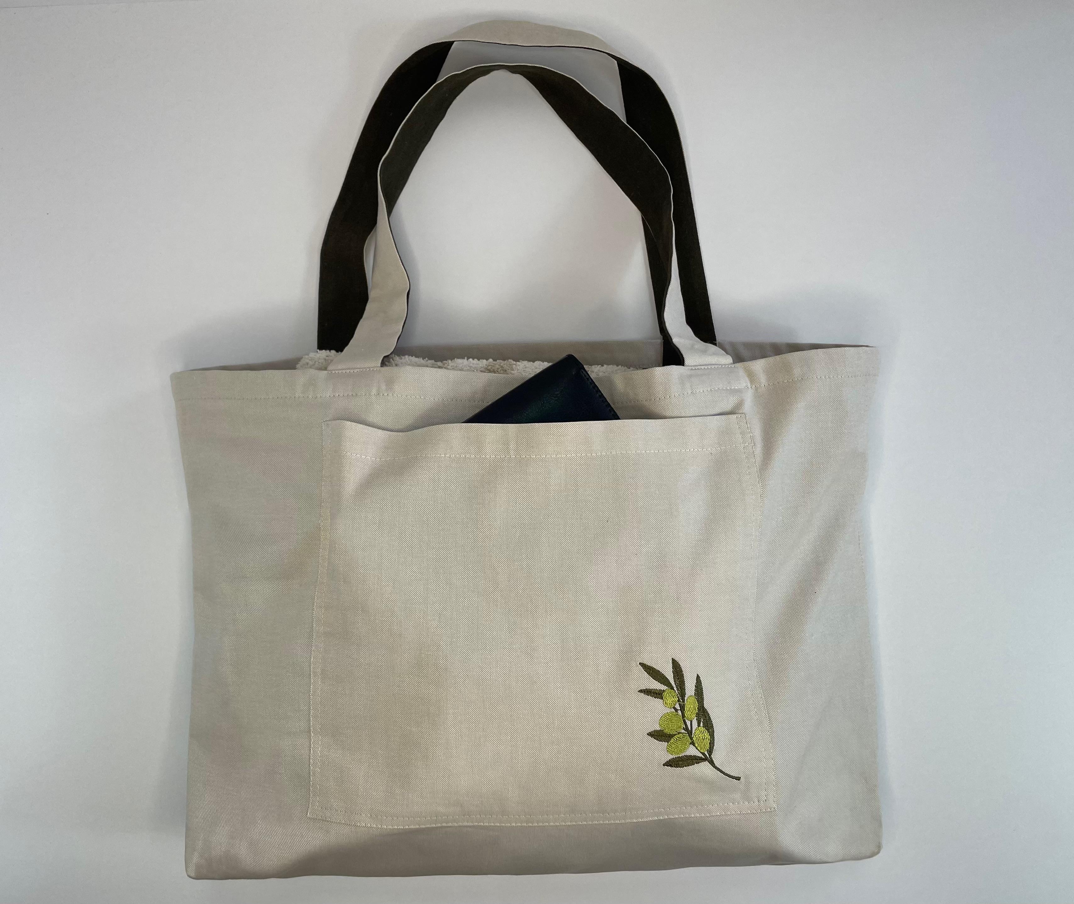 Сумка-шопер с вышивкой Оливковая ветка 59х45 см (29952594) - фото 3 Сумка-шопер с вышивкой Оливковая ветка 59х45 см (29952594) - фото 3