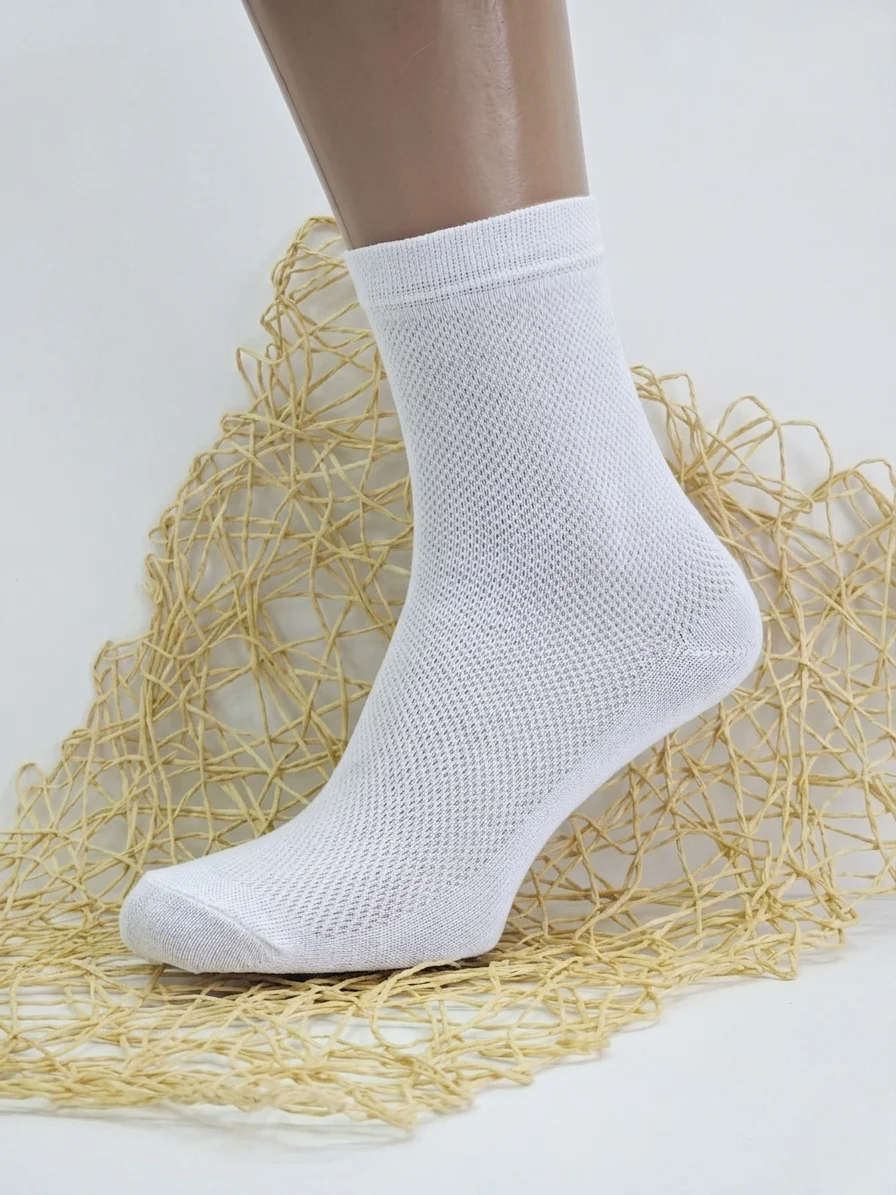 Носки женские Дукат летняя сетка р. 36-40 Белый (005S White)