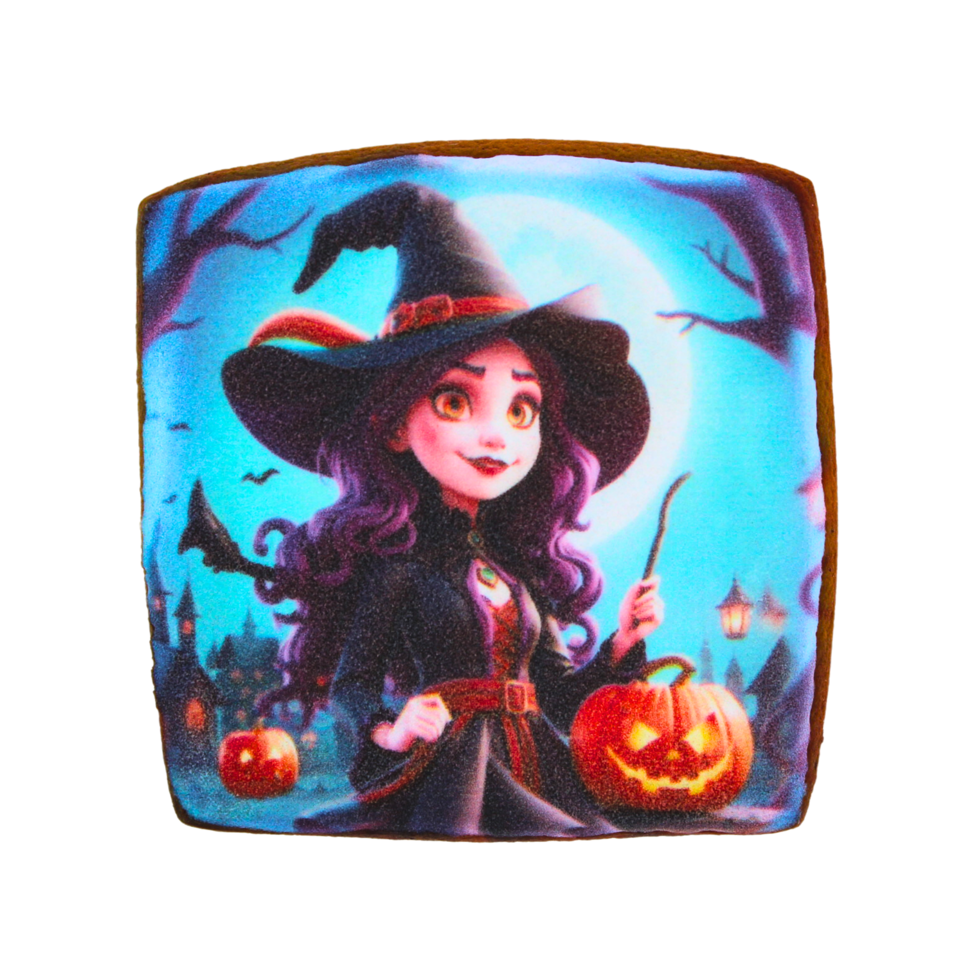 Пряник с принтом Крафт Печиво Хэллоуин Девочка №1 45 г