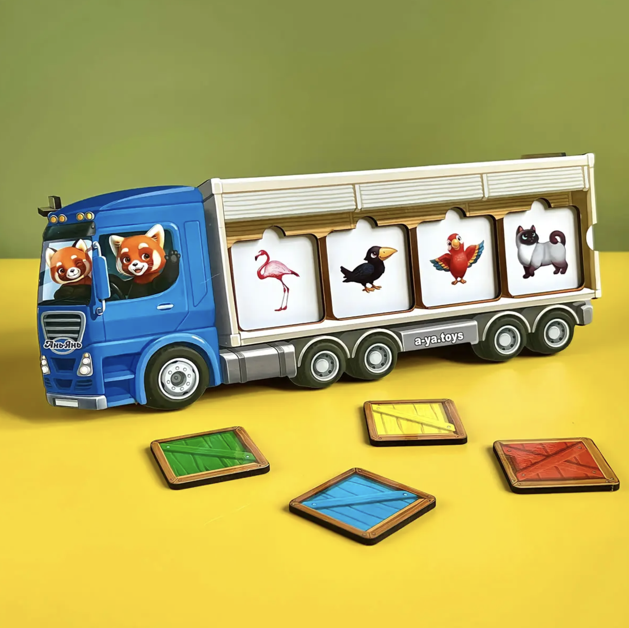 Игра сортер деревянная детская UBumblebees Четвертый лишний