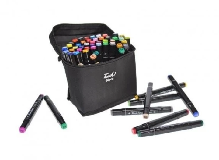 Маркери для скетчингу Touch двосторонні 60 шт. Чорний (1507690491) - фото 6 Маркери для скетчингу Touch двосторонні 60 шт. Чорний (1507690491) - фото 6