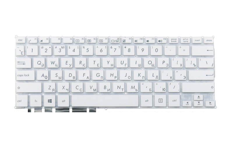 Клавиатура для ноутбука Asus E203/E203MA матовая (0KNL0-1122RU00)