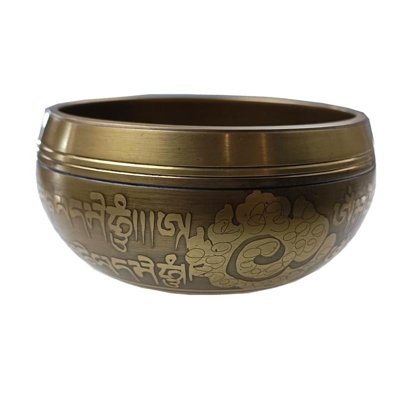 Чашка непальська що співає з мантрами 5,5х10,5 см Сірий (C5481) - фото 4 Чашка непальська що співає з мантрами 5,5х10,5 см Сірий (C5481) - фото 4