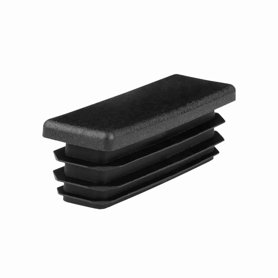 Заглушка для профільних труб пластикова прямокутна 20х10 мм 1 шт. Чорний (1977893317/К0276)
