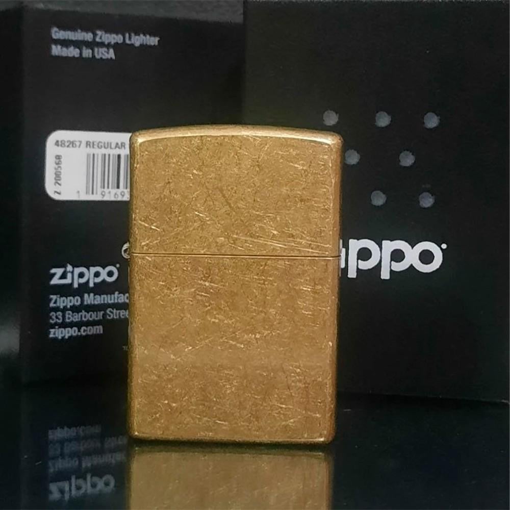 Запальничка ZIPPO Regular Street Brass (48267) - фото 12 Запальничка ZIPPO Regular Street Brass (48267) - фото 12