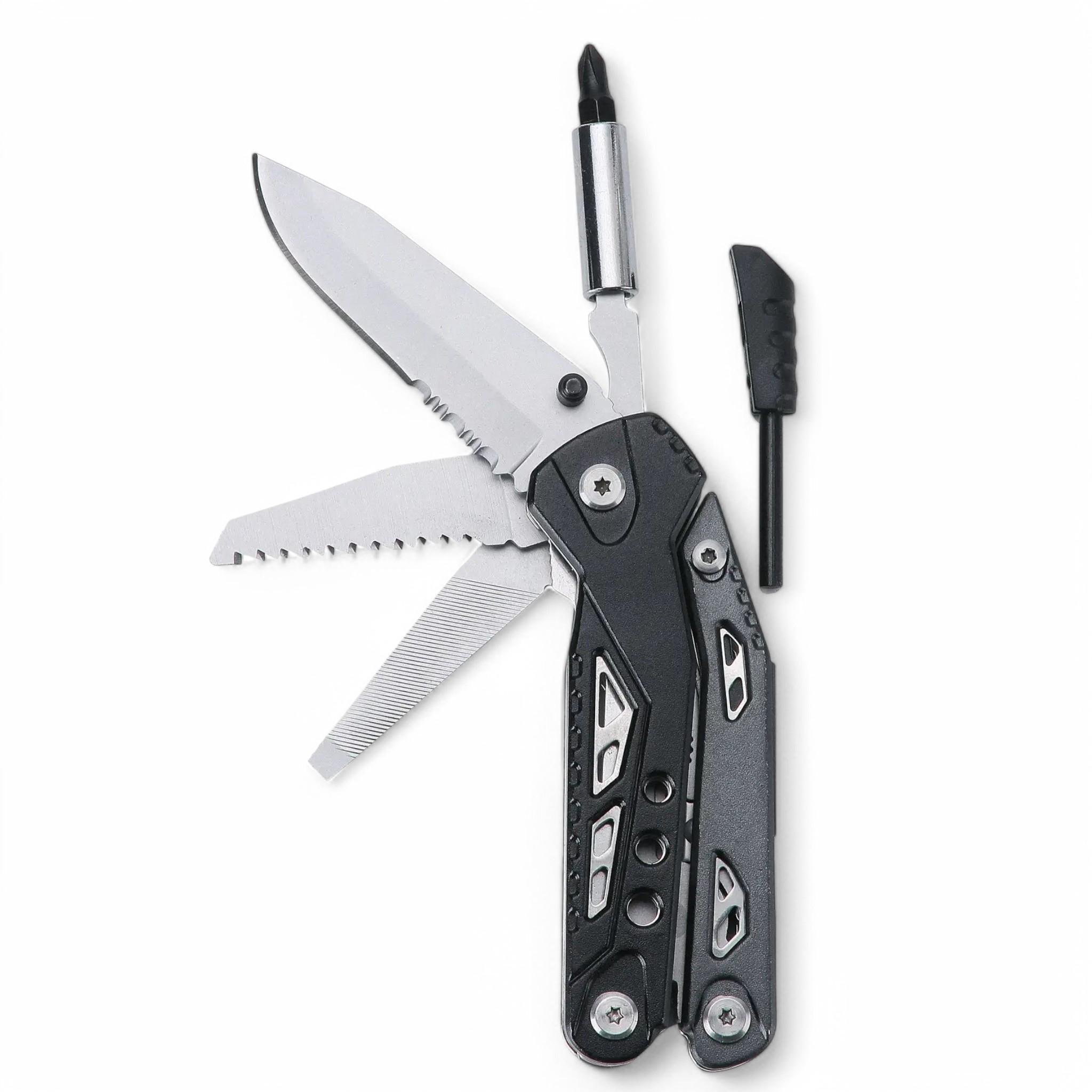 Мультитул Traveler 8в1 с набором бит в чехле Black (25660634)