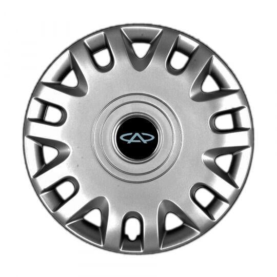 Автомобильные колпаки SKS 333 R15 с логотипом Chery 4 шт. Серебристый