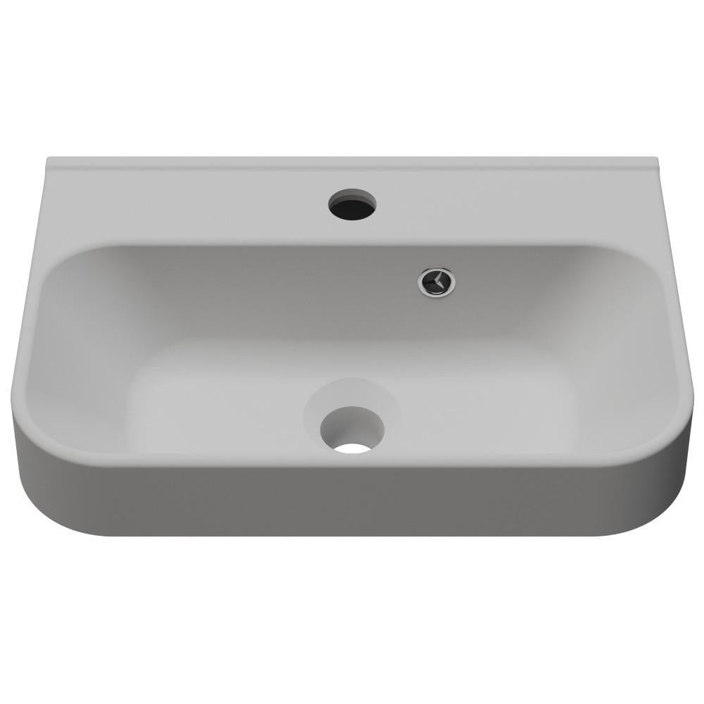 Умывальник подвесной Amidicon Comfort 450x300 мм прямоугольный Белый матовый (AMD-COMFORT_45_MAT)