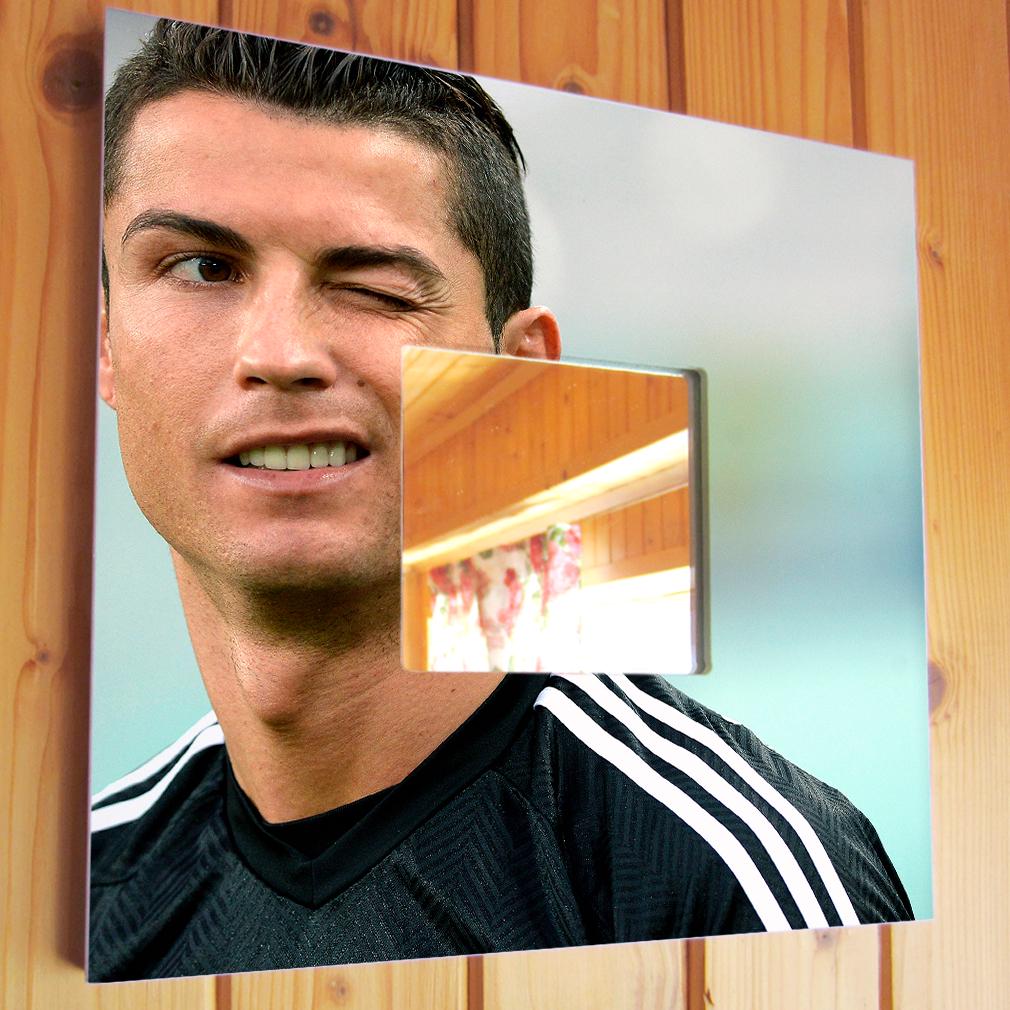 Зеркало декоративное Криштиану Роналду 260х260 мм (M03092)