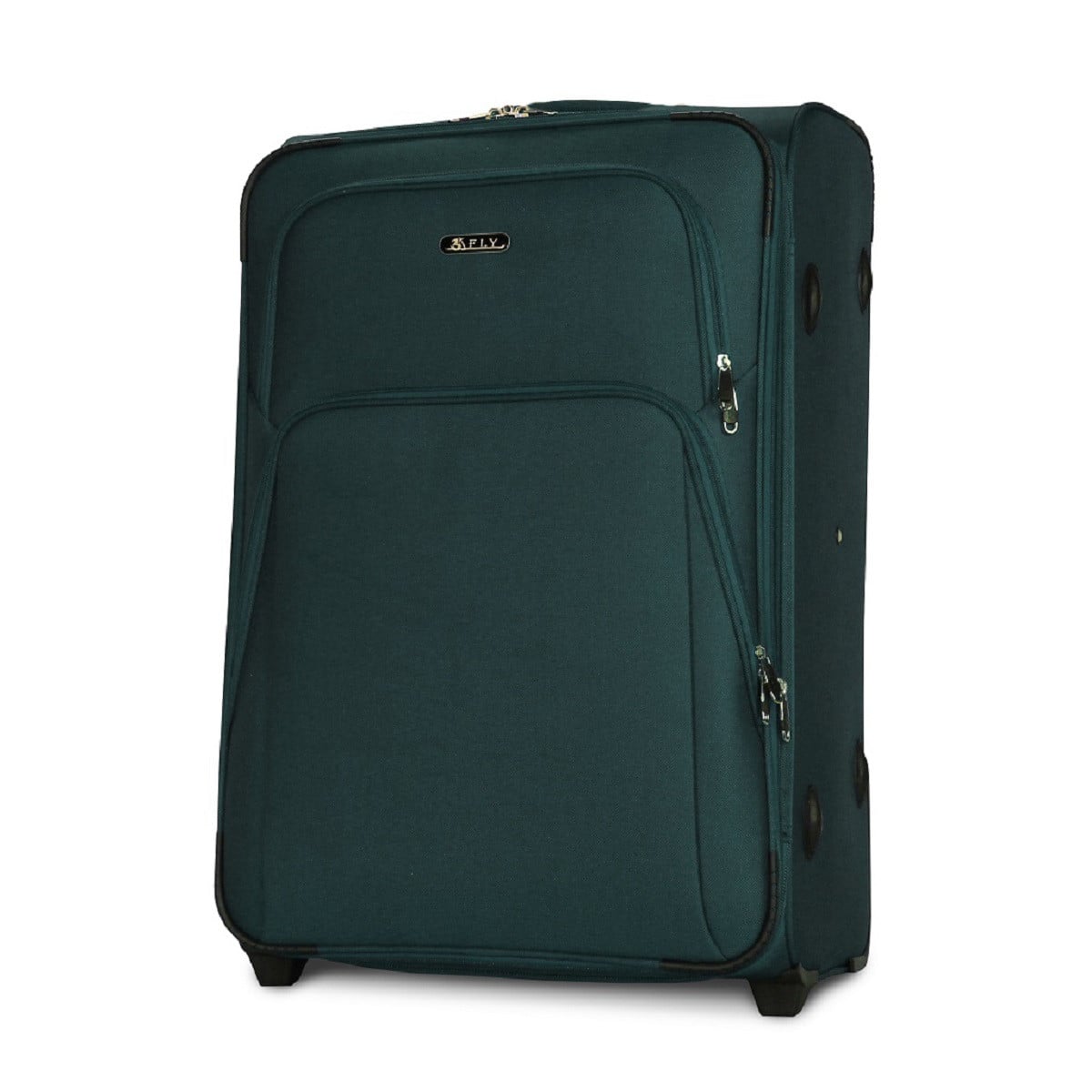 Чемодан тканевый Fly 8049 большой на 2 колесах 74х48х30 см 90 л Зеленый