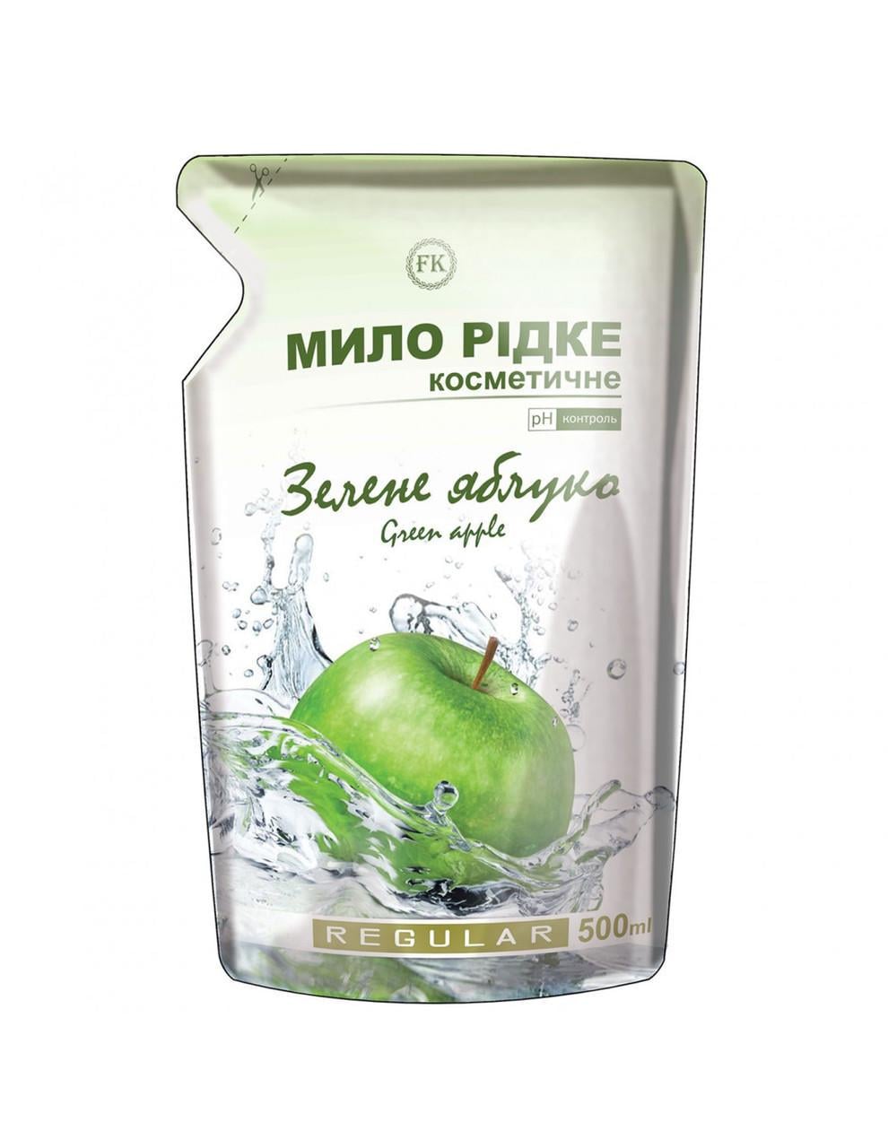Мыло жидкое Kombi Factory REGULAR косметическое "Зеленое яблоко" Дой-пак 500 мл (2180820030) Мыло жидкое Kombi Factory REGULAR косметическое "Зеленое яблоко" Дой-пак 500 мл (2180820030)