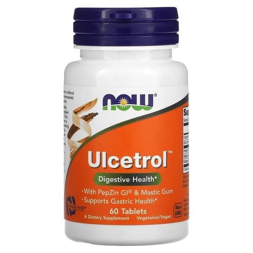 Добавка для пищеварения NOW Ulcetrol 60 табл. (NOW-03345)