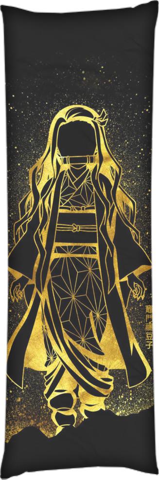 Подушка дакимакура Golden Nezuko 60x180 см (14097705) Подушка дакимакура Golden Nezuko 60x180 см (14097705)