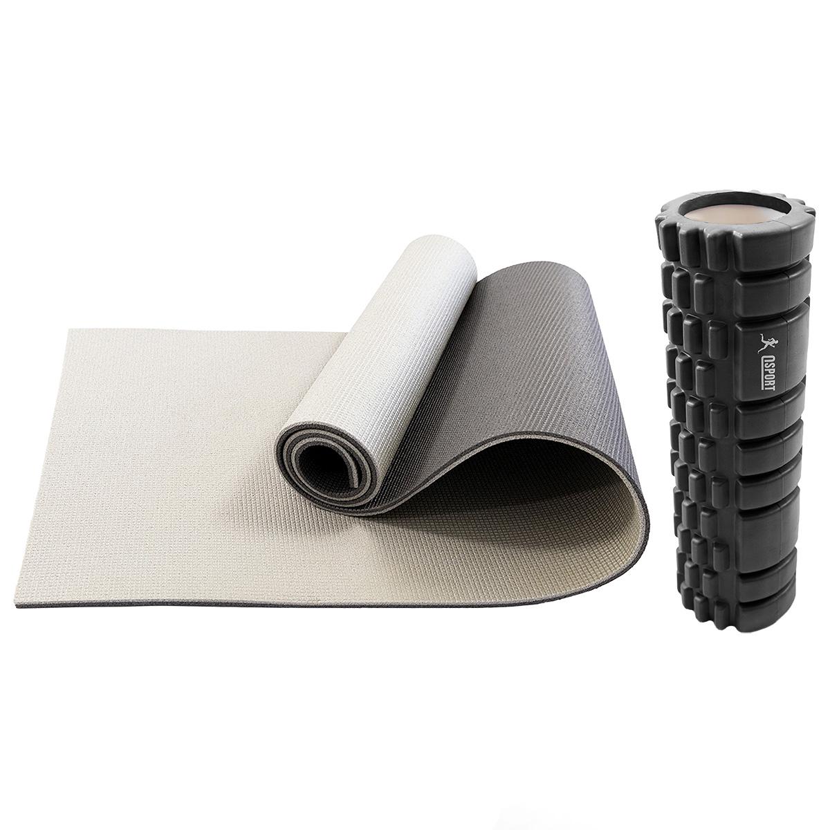 Набор OSPORT Set 117 коврик для йоги и ролик массажный (n-0150-0103-01)