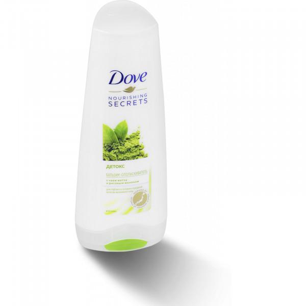 Dove Бальзам-ополаскиватель Nourishing Secrets Детокс с чаем матча и рисовым молоком 350 мл - фото 3