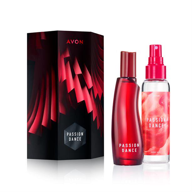 Набор женский парфюмированный Avon Passion Dance вода и спрей для тела 50/100 мл (AV92003)