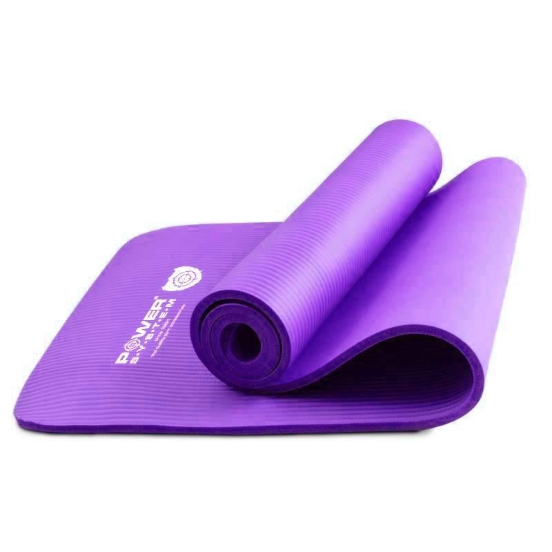 Килимок для йоги та фітнесу Power System PS-4017 Fitness-Yoga Mat Purple