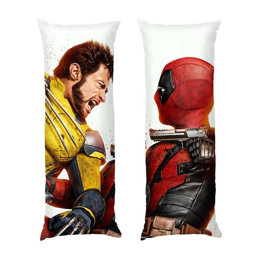 Подушка дакімакура Deadpool vs Wolverine Marvel габардин 150х50 см (113273-3)