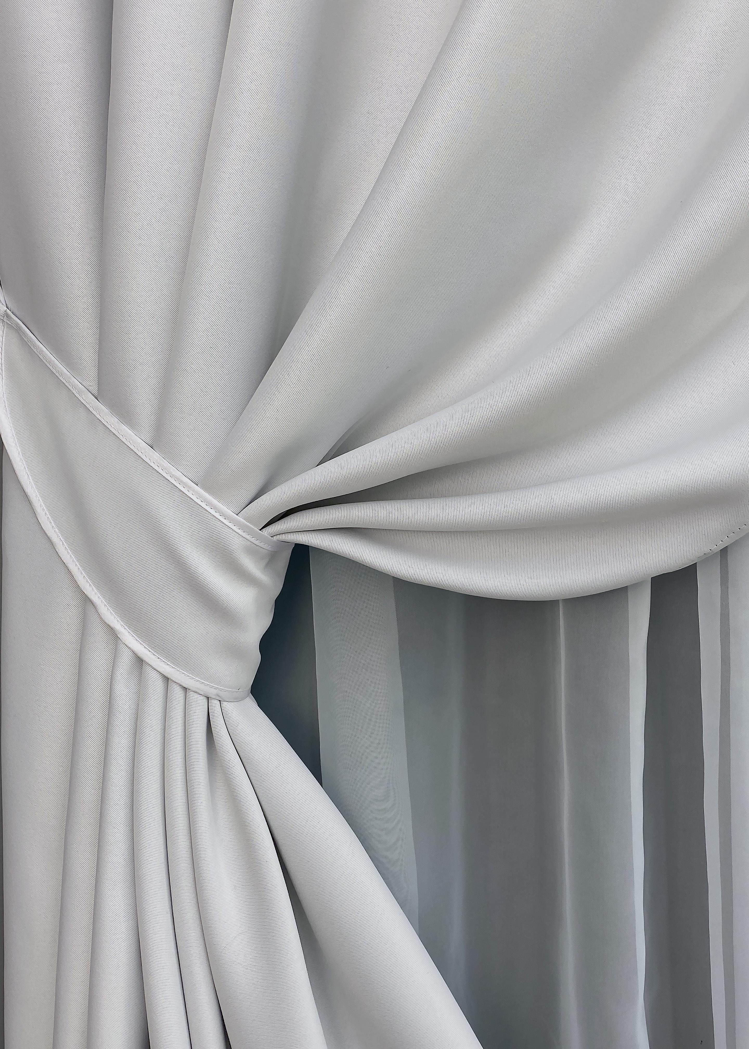 Комплект штор на люверсах VR-Textil Fusion Dimout №826ш 150х250 см 2 шт. Светло-серый (37-0113) - фото 3 Комплект штор на люверсах VR-Textil Fusion Dimout №826ш 150х250 см 2 шт. Светло-серый (37-0113) - фото 3