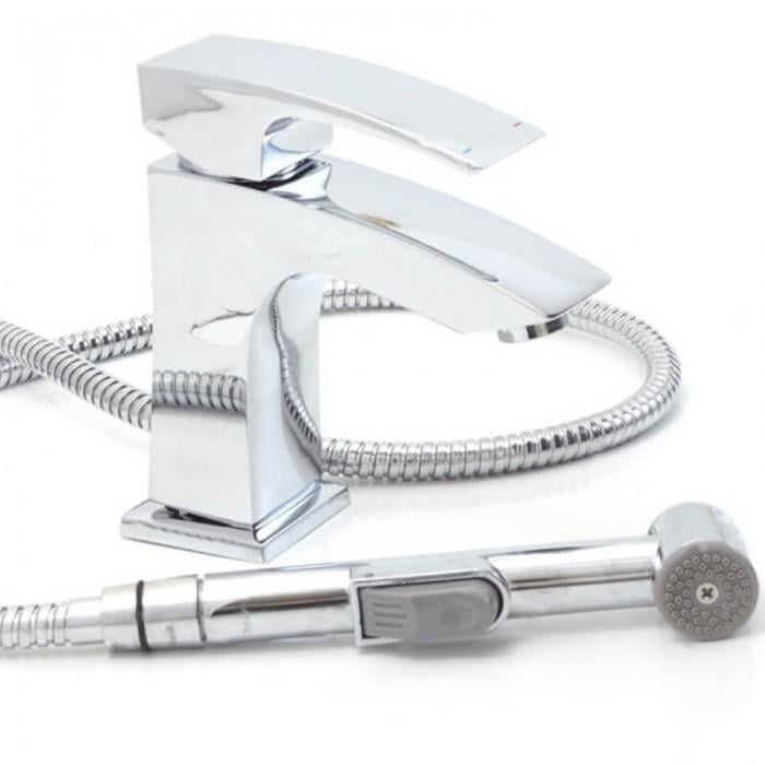 Смеситель для умывальника с гигиеническим душем Gappo Jacob G1207 1033979 Хром (102354)