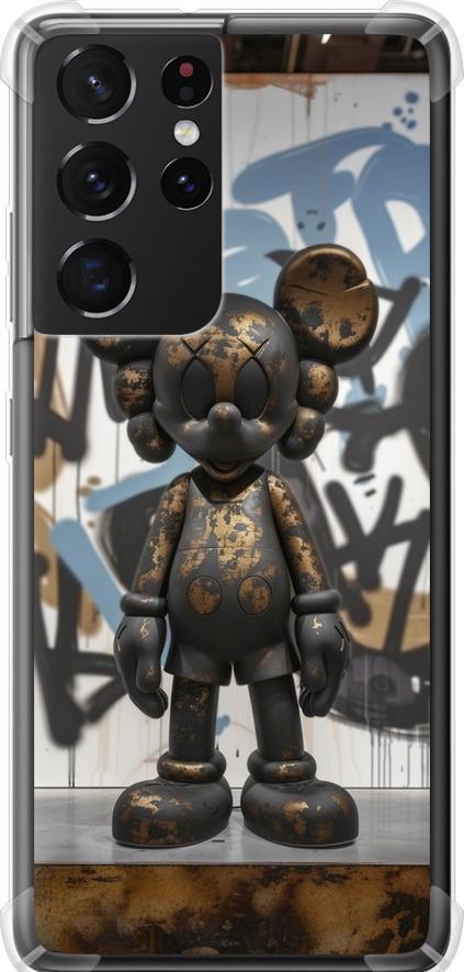 Чехол на Samsung Galaxy S21 Ultra (5G) Bronze kaws v2 (6098sp-2116-42517)