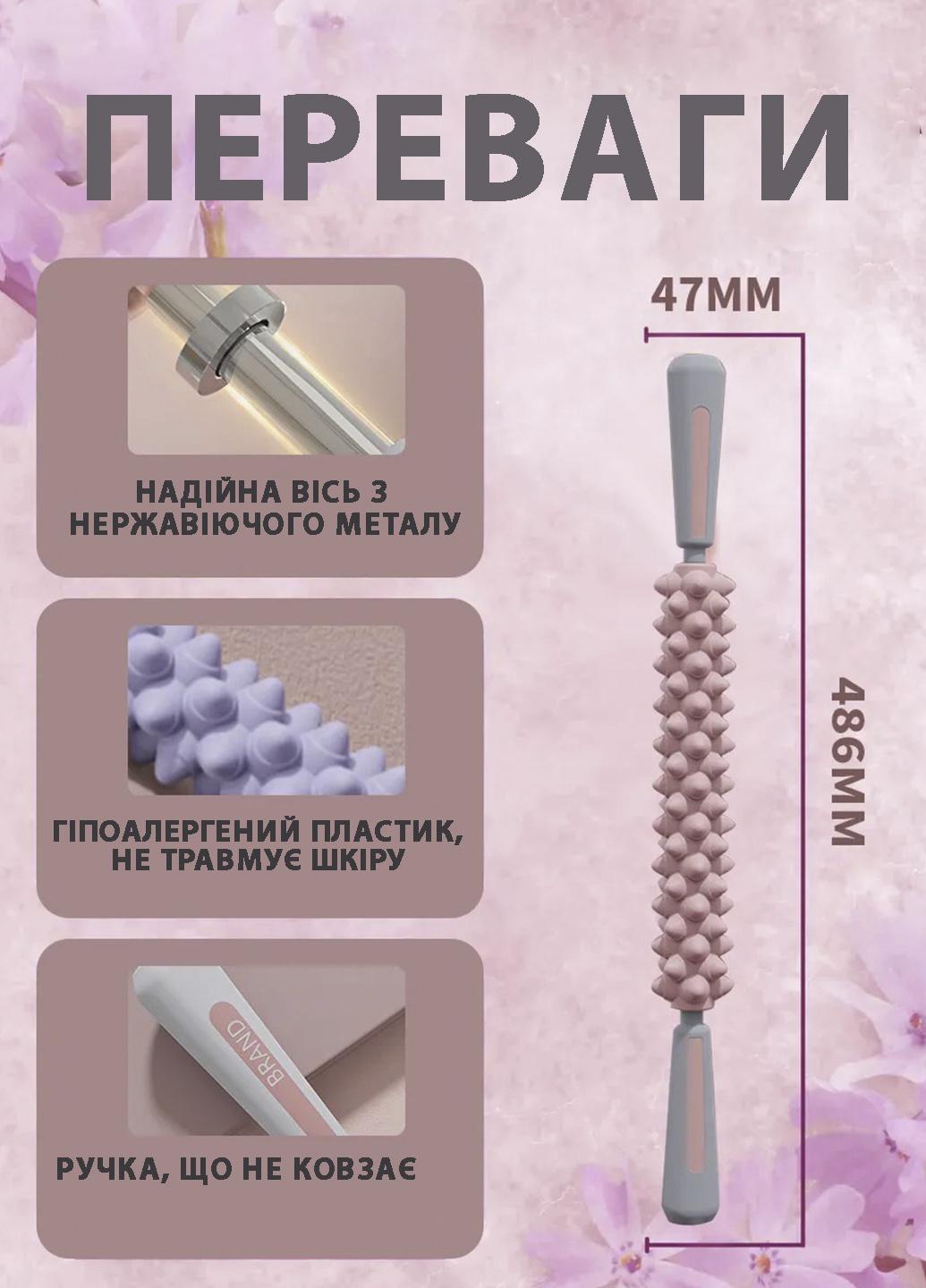 Качалка-масажер антицелюлітний для тіла AND 5285 роликовий Рожевий (62131) - фото 4