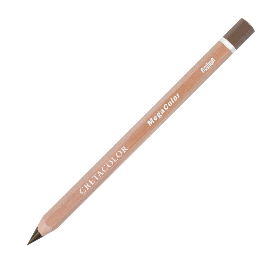 Олівець кольоровий Megacolor 29215 Rosa 29215 6 шт. Каштановий коричневий (9014400292935) - фото 1