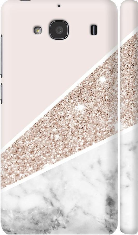 Чехол на Xiaomi Redmi 2 Пастельный мрамор (4342c-98-42517)