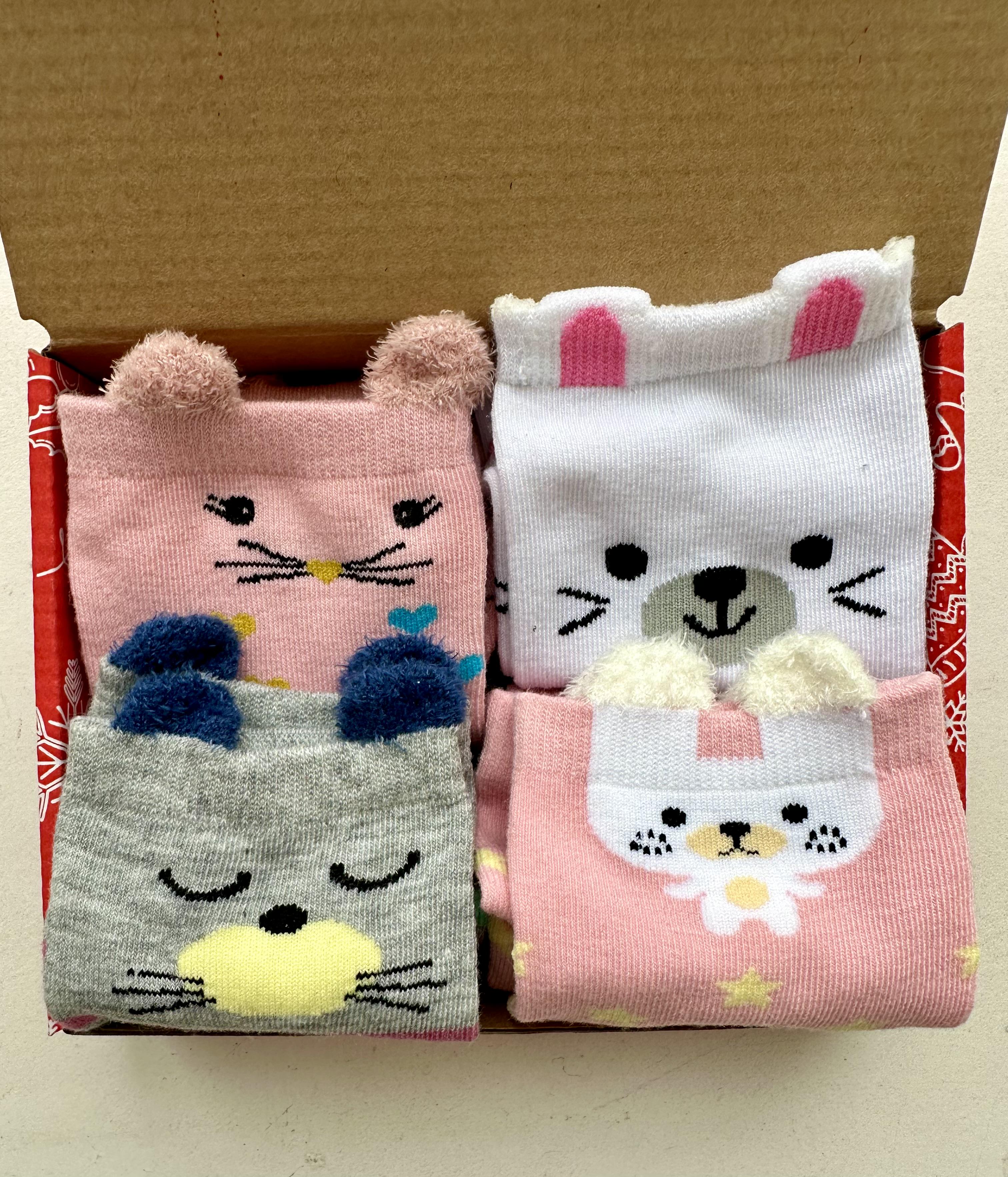 Набір новорічний шкарпеток для дівчинки (18-20)