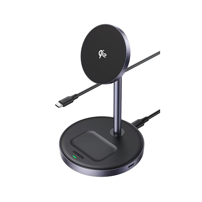 Зарядное устройство для телефонов беспроводное UGREEN W710 Qi2 20 Вт Black (45382)