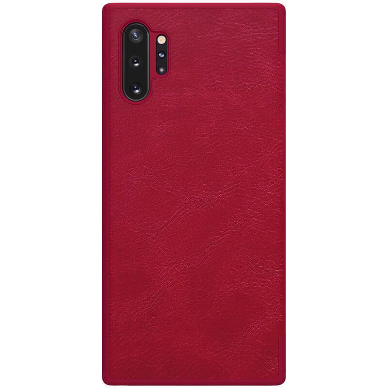 Кожаный чехол книжка G-Case Vintage Business Series для Samsung Galaxy Note 10 Plus Красный - фото 3